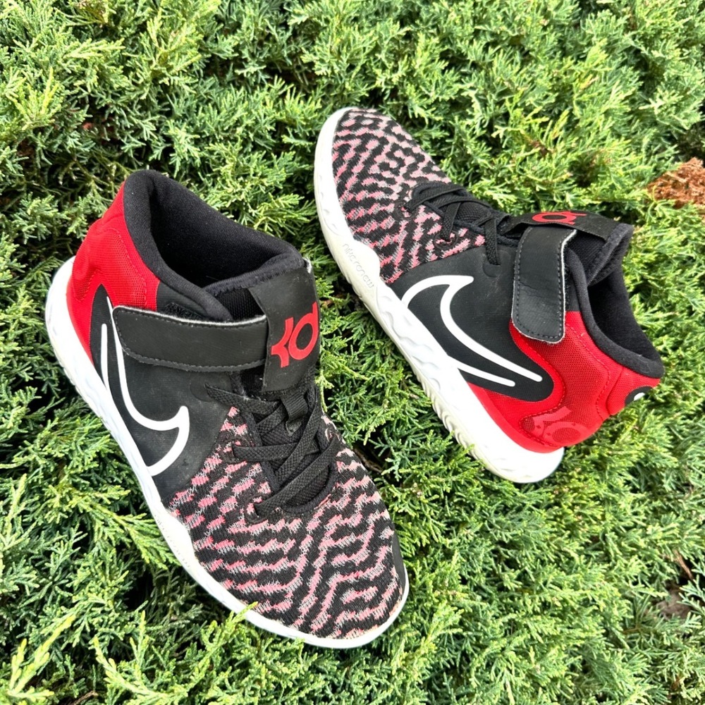 Nike KD Trey 5 VIII Little Kids Athletic Sneakers Size 1Y Black University Red